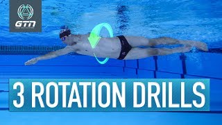 3 Swimming Drills To Improve Rotation | Front Crawl Breathing & Technique Swim Drills