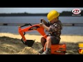 Toy excavator by falk toys item  100  101