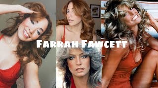 Farrah Fawcett 70s Inspired Hair & Makeup ft  Strawberrynet