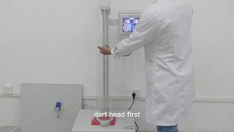 Falling Dart Impact Tester Drop Dart Impact Tester #ASTMD1709 Operation Video