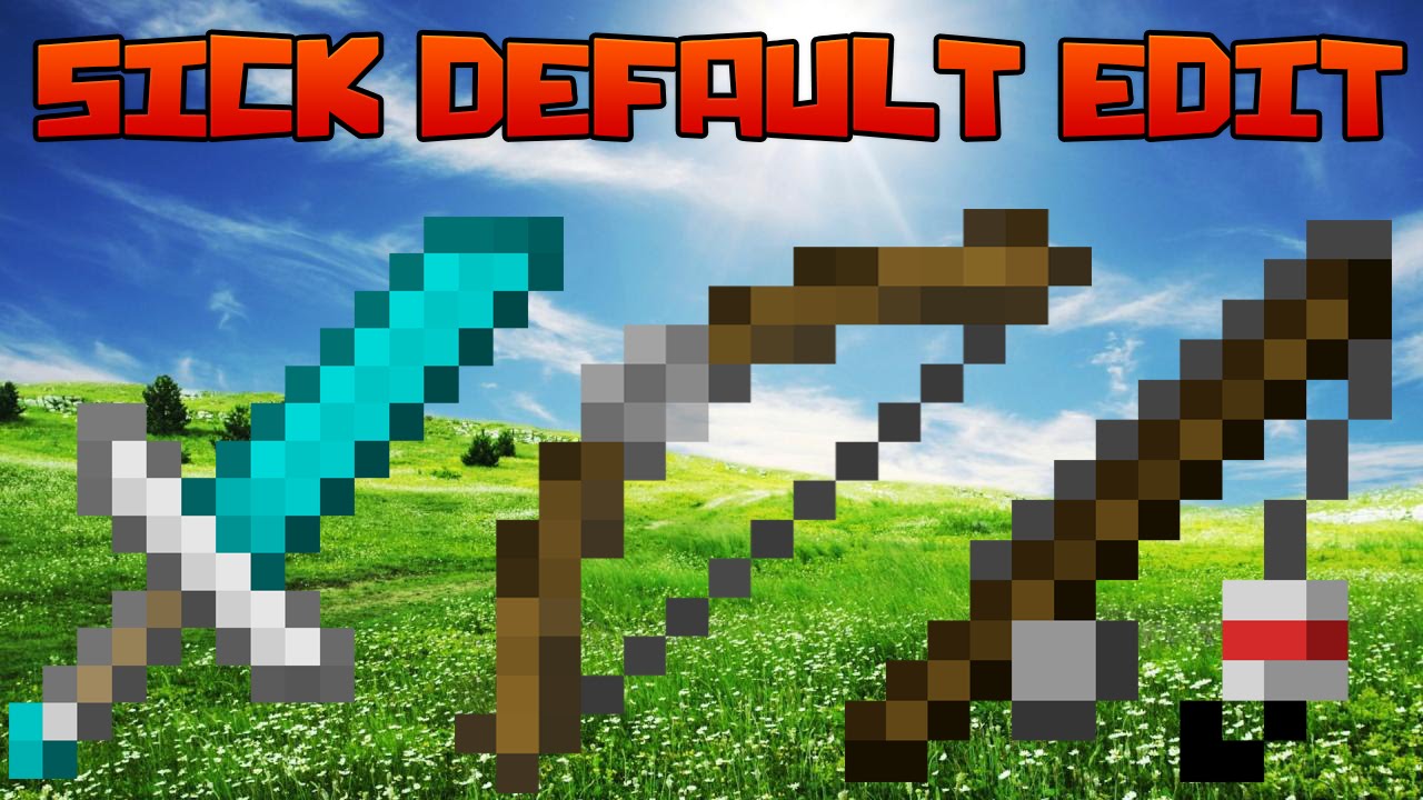 Minecraft PvP Texture Pack - SICK DEFAULT EDIT [1.8 Optimized] [Low ...