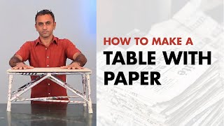 How to make a Table with Paper | dArtofScience