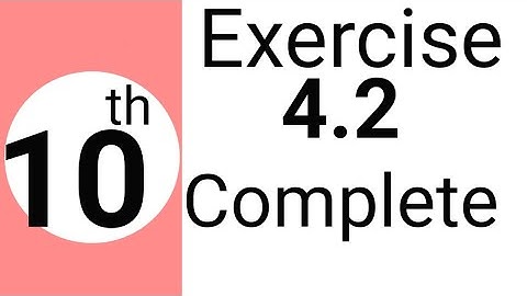 exercise 4.2 complete 10th class math science Group | partial fractions | Waseem Academy