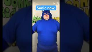 Sonic Then Vs Now but it’s cursed