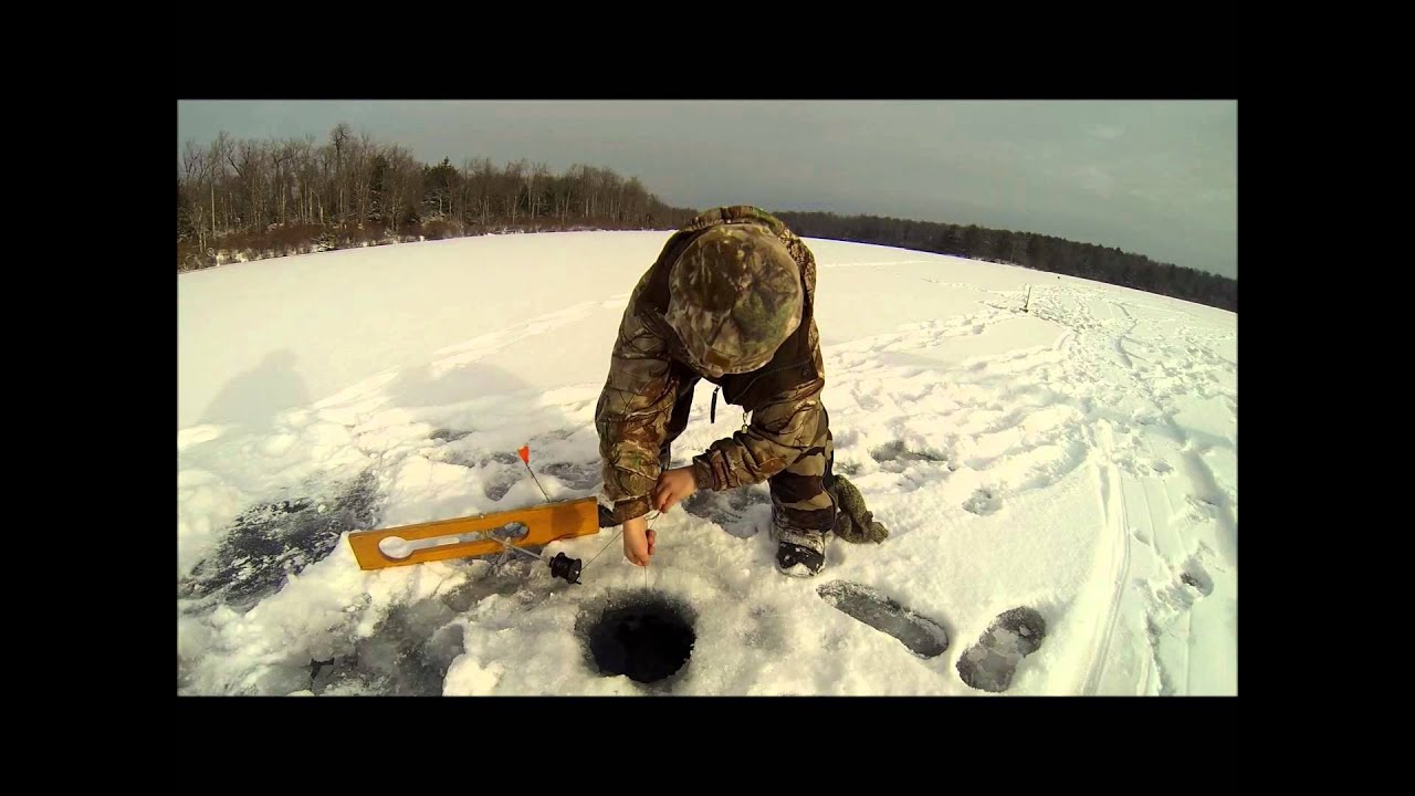 Ice Fishing Lake Jean with the Boys YouTube