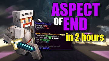 HOW TO GET ASPECT OF THE END FOR BEGINNERS - Hypixel Skyblock Guide (ironman friendly)