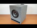 Diy active subwoofer bluetooth