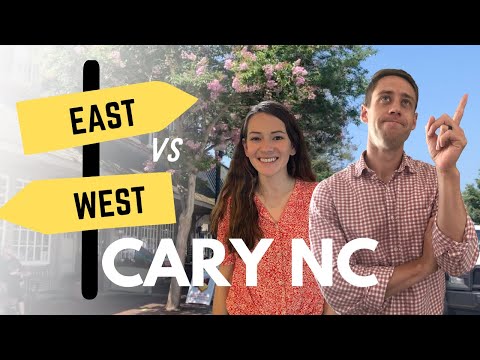 East Cary or West Cary! Is there a better side of Cary North Carolina? Watch this video to find out!