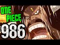 One Piece Chapter 986 Review "Tears of Revenge" | Tekking101