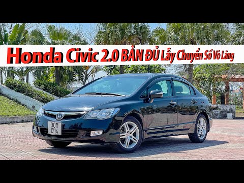 Video Honda Civic 2.0 BẢN ĐỦ Lẫy Chuyển Số Vô Lăng cửa nóc... - youtube