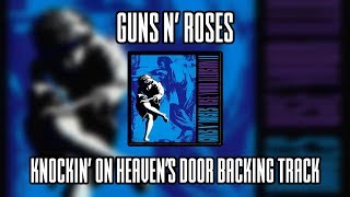 Guns N' Roses Knockin' On Heaven's Door backing track (Lead guitar) chords