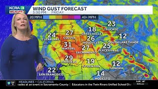 NorCal forecast: Breezy to windy conditions continue, especially in the valley