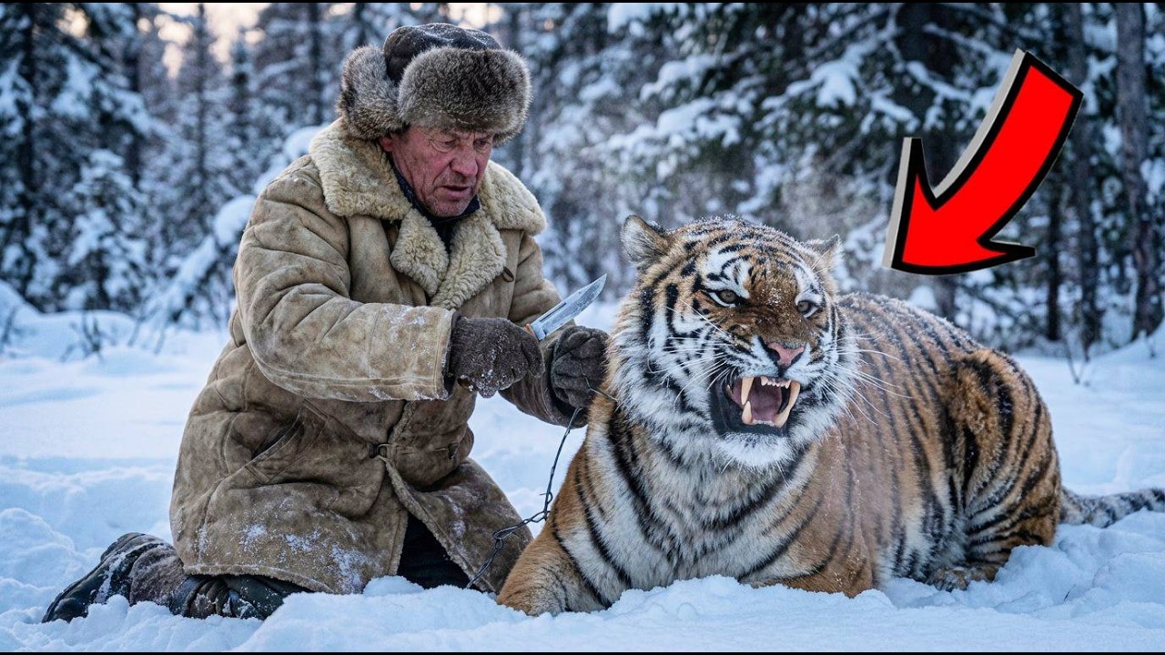 Егерь освободил тигра из петли. Через год зверь ВЕРНУЛСЯ и принёс ПОДАРОК!