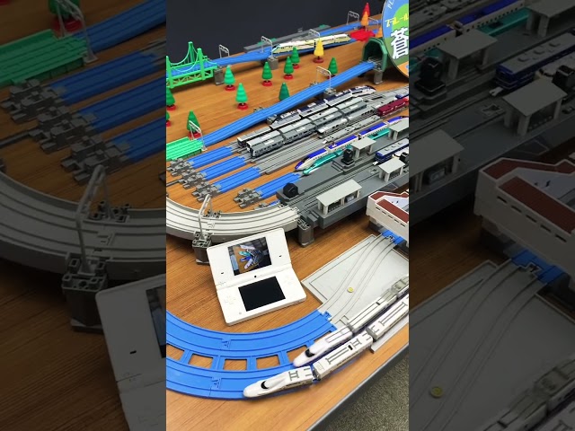 【プラレールアドバンス】自動的に停車発車する相互発車ステーションのある立体レイアウト【我が鉄&あげお感謝祭】