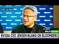 NVIDIA CEO Jensen Huang &amp; Bloomberg On NVIDIA, SpaceX, Tesla &amp; More - NVDA Update