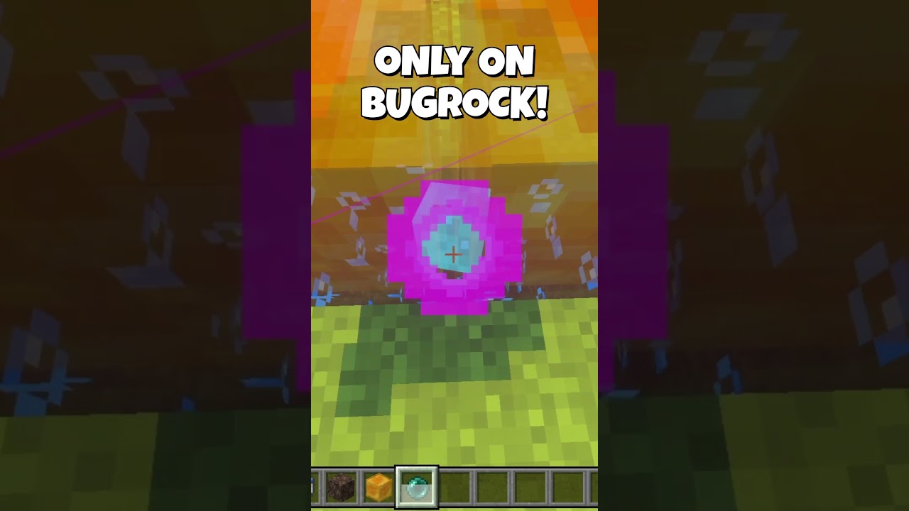 ONLY ON BUGROCK! | Minecarft Bedrock