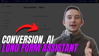 Conversion.ai (Jasper.ai) Long Form Assistant Review (Pro Unlimited Plan)