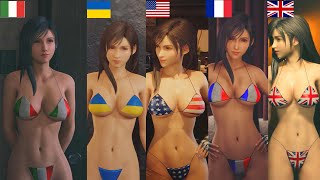 Tifa's Bikini Trouble (USA,Ukraine,UK,Italy,France) Sexy Mod Latest / FINAL FANATSY 7 REMAKE