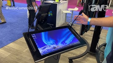 InfoComm 2022: Clear Touch Recommends Height-Adjustable Tok, Digital Podium with Mounted PC Screen