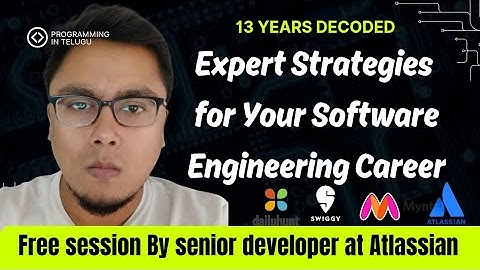 Python Bootcamp in Telugu[Day11]|| Carrier guidance session by Arka(Atlassian)