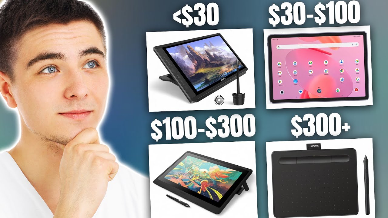 BEST Drawing Tablets in 2025 - From $50 to Pro!