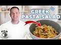 AMAZING & HEALTHY Greek Pasta Salad in Under 10 MIN !!