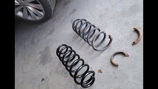 VW Passat B7 rear spring replacement