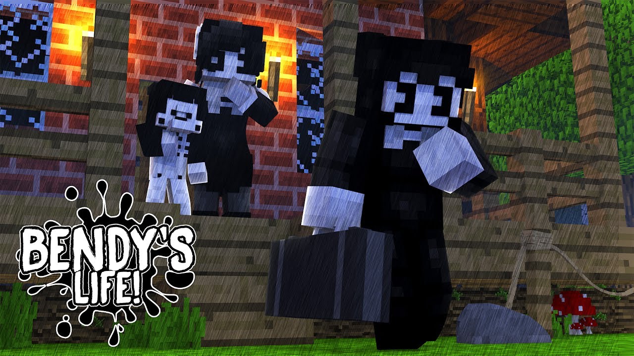 Minecraft Series BENDY'S LIFE-BENDY BROKE UP WITH ALICE ANGEL BUT WHY???- Baby Leah Adventures!