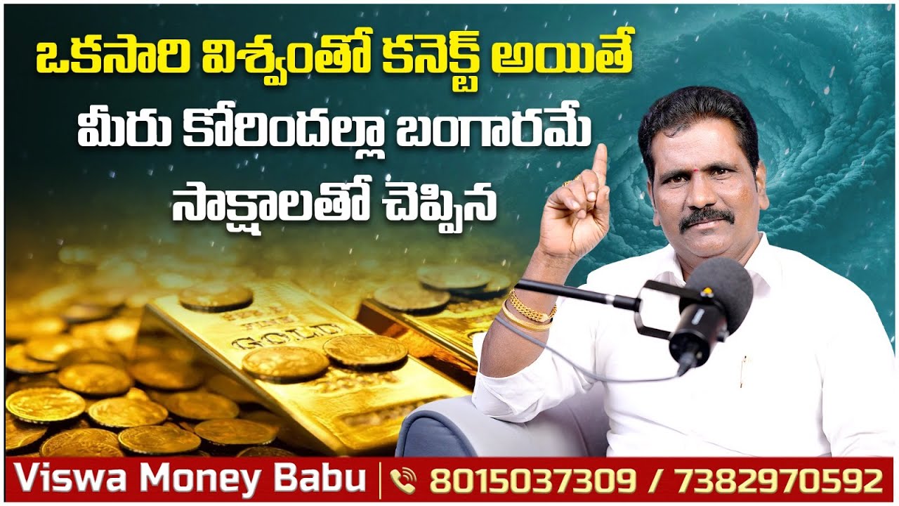 కోరిందల్లా బంగారమే | Power Of Law of Attraction by Viswa Money Babu | Anchor Pappu | Vikram Tv