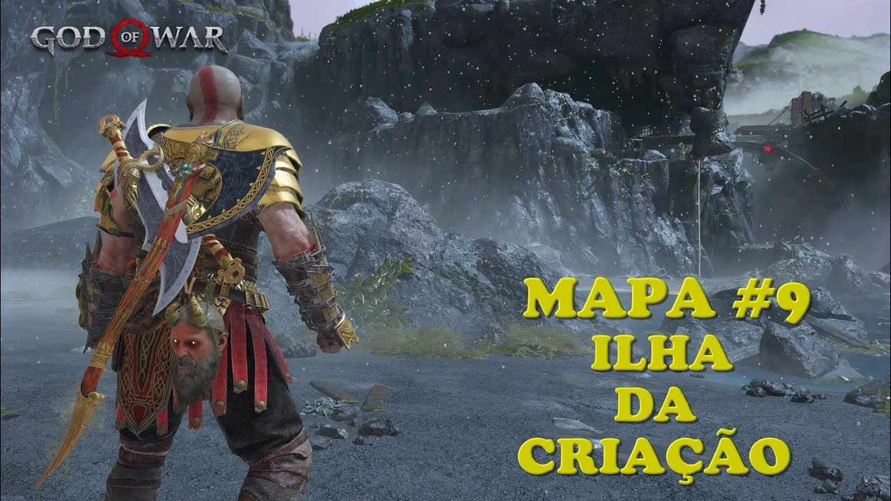 God of war, A localização de todos os mapas do tesouro