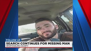 Officials continue searching for a missing Spartanburg man