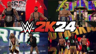 NEW & UPDATED TAG TEAMS IN WWE 2K24 | CORBIN & BREAKKER, PETE DUNNE, AUSTIN THEORY and more #wwe2k24
