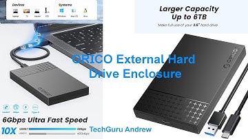 ORICO External Hard Drive Enclosure 2.5 inch USB 3.0 REVIEW