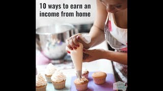 10 ways to earn money from home