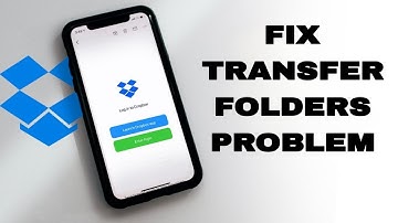 How To Fix And Solve Dropbox Transfer Folders Problem | Final Solution