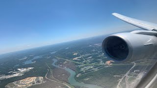 American Airlines Boeing 777-200ER Taxi and Departure from Charlotte