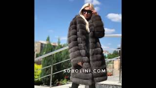 #Exclusive marten fur coat,barguzin sable color,chic fur and #fashionable style.