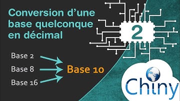 Conversion du binaire, de l