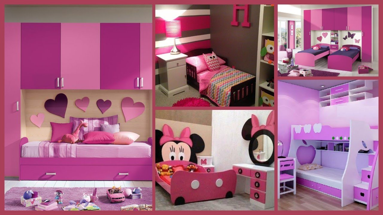 Top Pink Bedroom Ideas For Girls Interior Designs For Teenagers Wall Colour Decorating | Saima 4k |