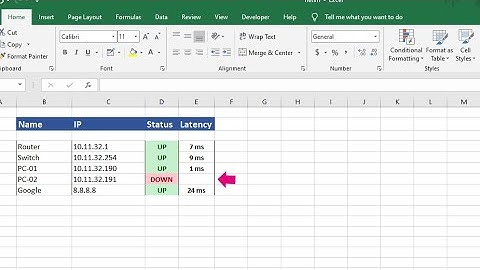 Как контролировать свои IP-адреса с помощью Microsoft Excel