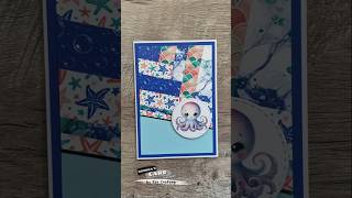 #KCC22 Sketch 11 - Octopus Greeting Card with the new Bonus Printable from @CardsByKendra