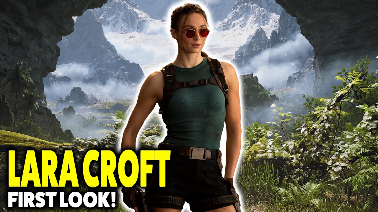 First Look at Sophie Turner as Lara Croft Is Shockingly Perfect