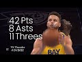 Stephen Curry 42 Pts, 8 Asts, 11 Threes vs Thunder | FULL Highlights