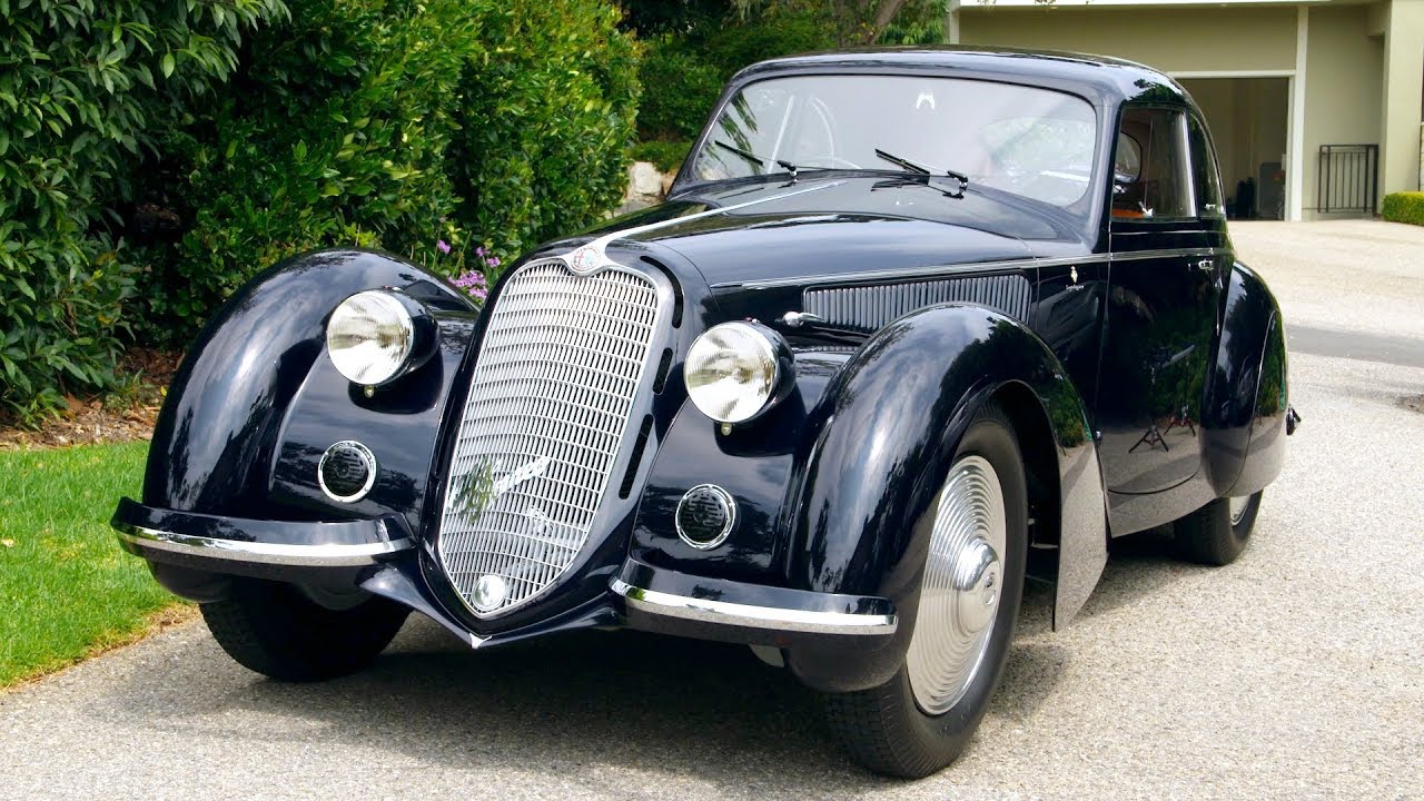 1937 The year of Elegance: Cadillac Series 90 Roadster and Alfa Romeo 8C 2900B Touring Berlinetta Auto Recent