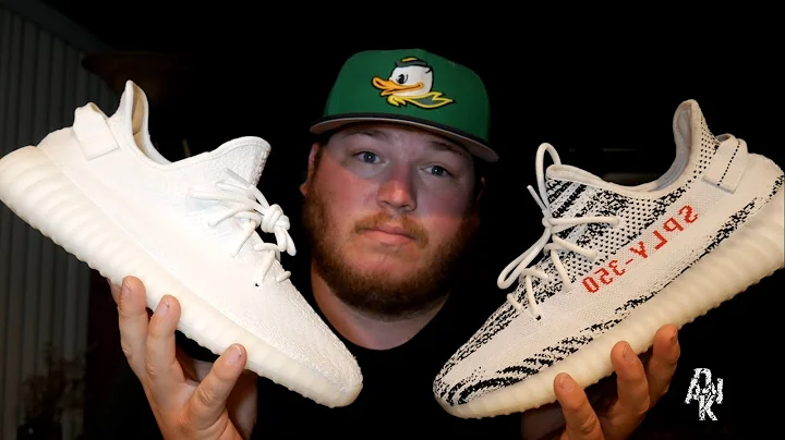Yeezy 350 Zebra vs Yeezy 350 Cream