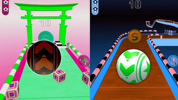 ⛔🌏Sky Rolling Ball 3D Vs Reversed Gameplay SpeedRun Max Level 308