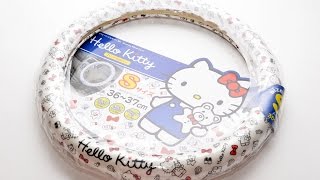 Seiwa Hello Kitty steering wheel cover WH bear White KT472 68610
