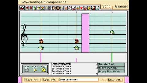 Once Upon a Time - Mario Paint Composer (Real Instruments Soundfont)