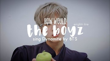 HOW WOULD THE BOYZ (ENGLISH-SPEAKING MEMBERS) SING DYNAMITE BY BTS