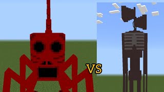 Red VS Siren Head In Minecraft